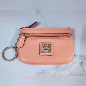 EUC Dooney & Bourke Key/Card Holder - Blush Pink